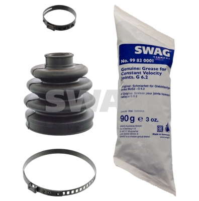 SWAG 82 91 7084 Féltengely gumiharang készlet, porvédő készlet